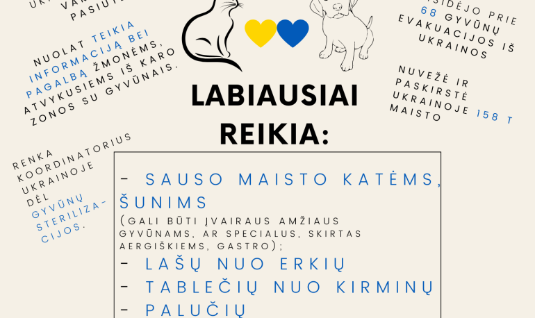 GGI informuoja, kad reikia šių daiktų